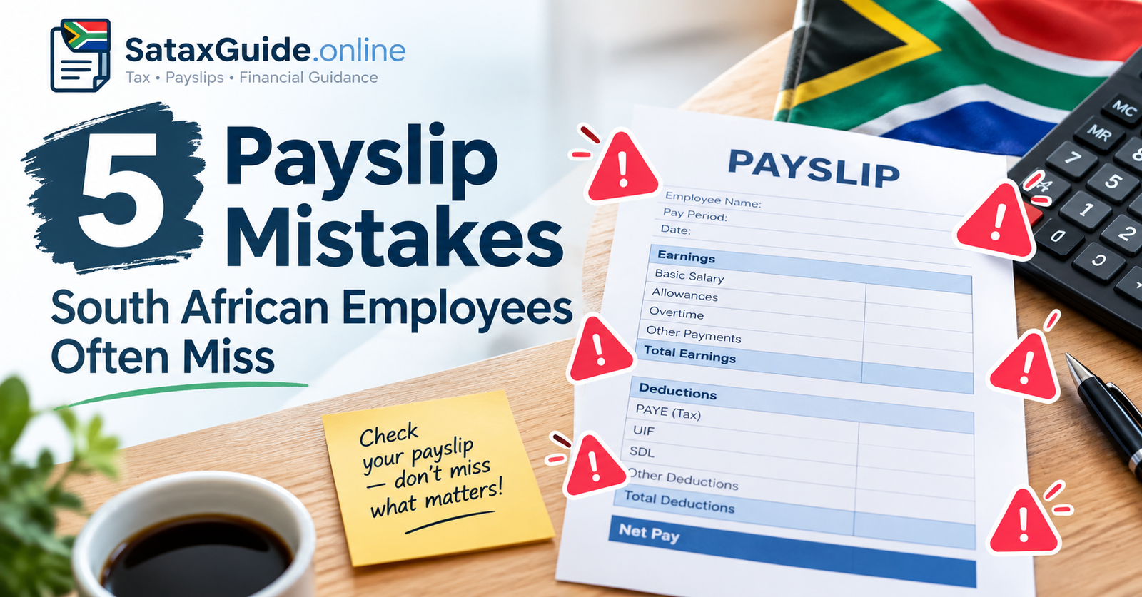 5 Payslip Mistakes South African Employees Often Miss